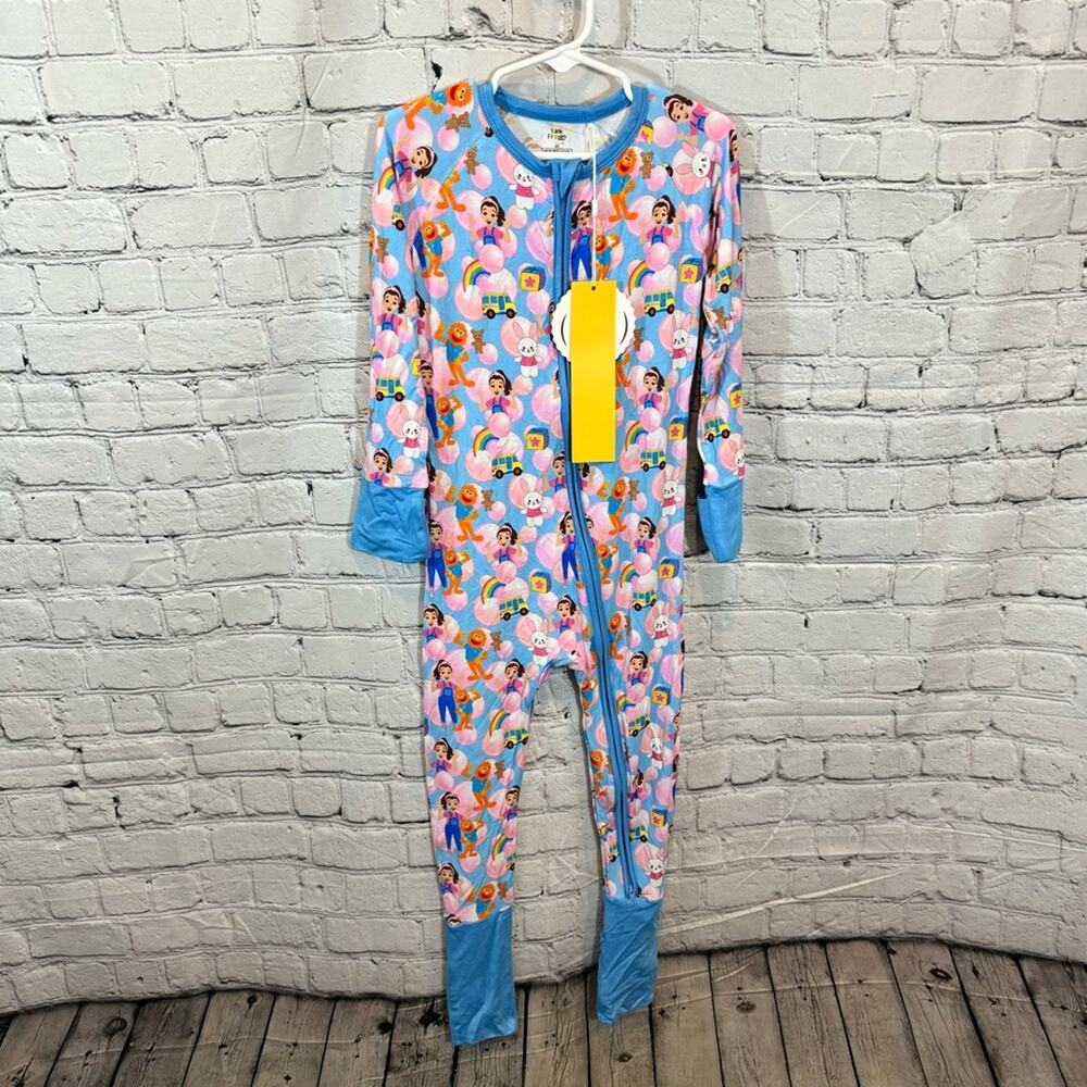 Little Froggy &Me Bamboo Ms Rachel Bamboo Zippie Romper